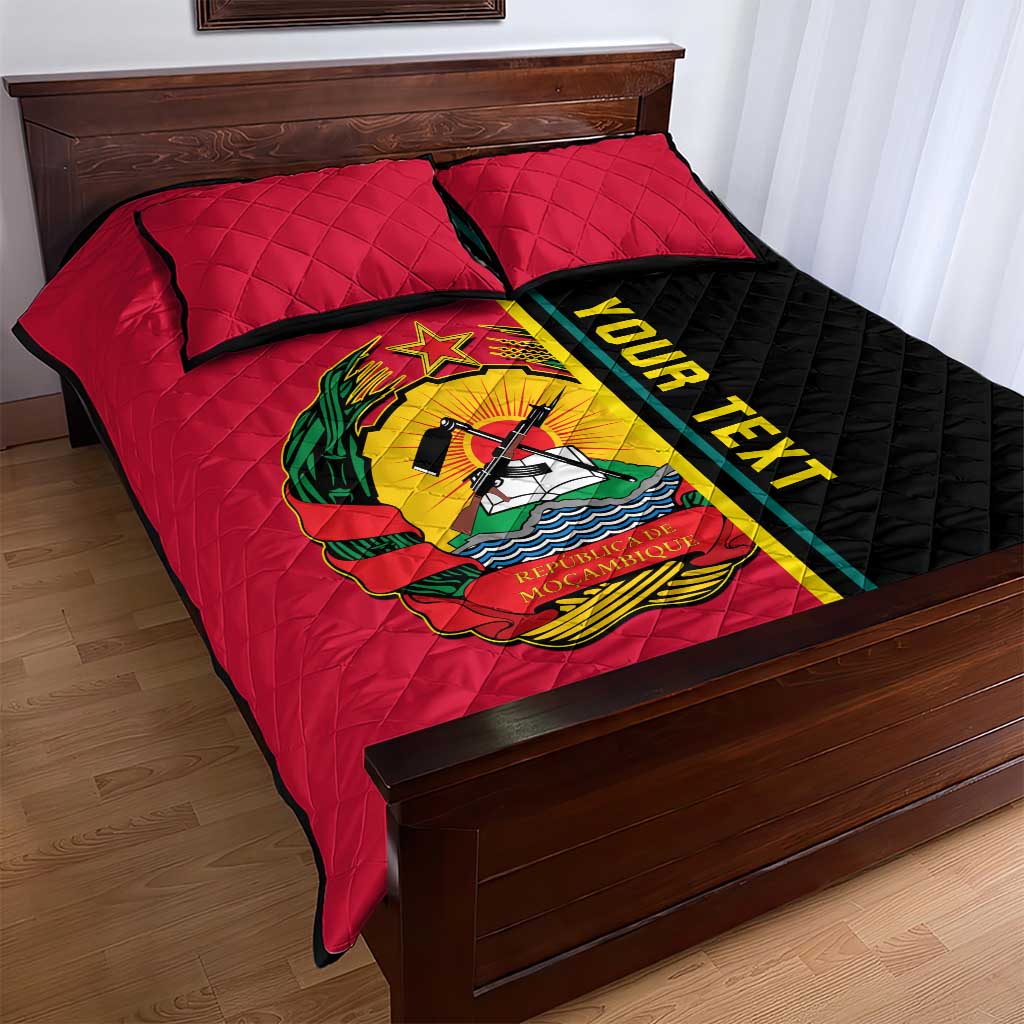Personalised Mozambique Quilt Bed Set Muzambhiki Coat Of Arms LT14