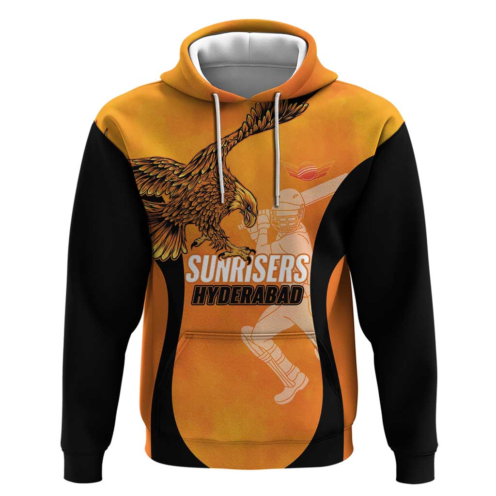 Custom Hyderabad India Cricket Hoodie Go Sunrisers Eagle LT14