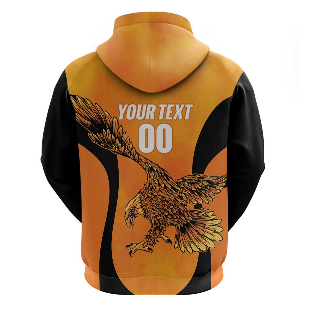 Custom Hyderabad India Cricket Hoodie Go Sunrisers Eagle LT14