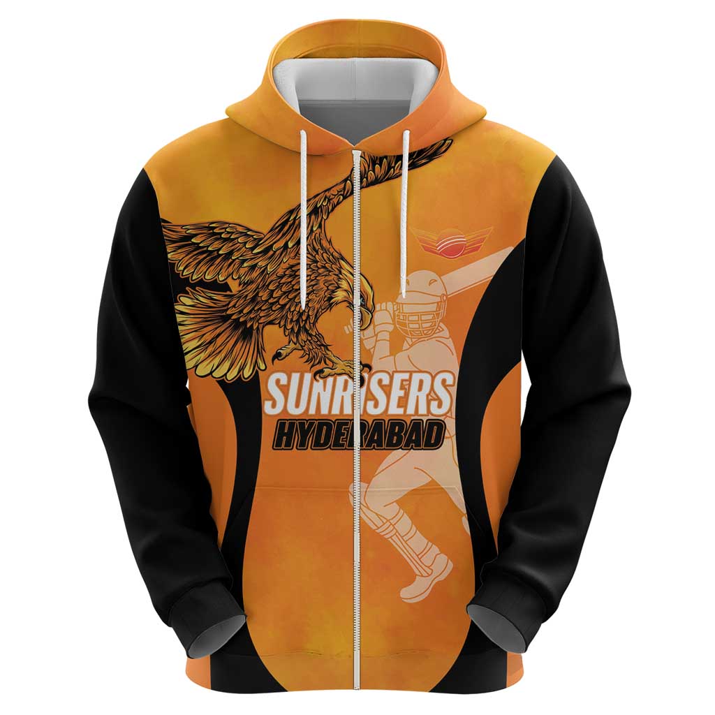 Custom Hyderabad India Cricket Hoodie Go Sunrisers Eagle LT14