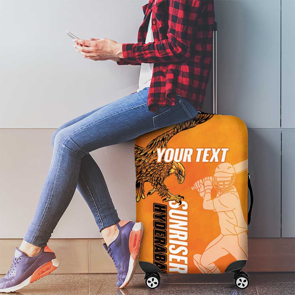 Custom Hyderabad India Cricket Luggage Cover Go Sunrisers Eagle LT14