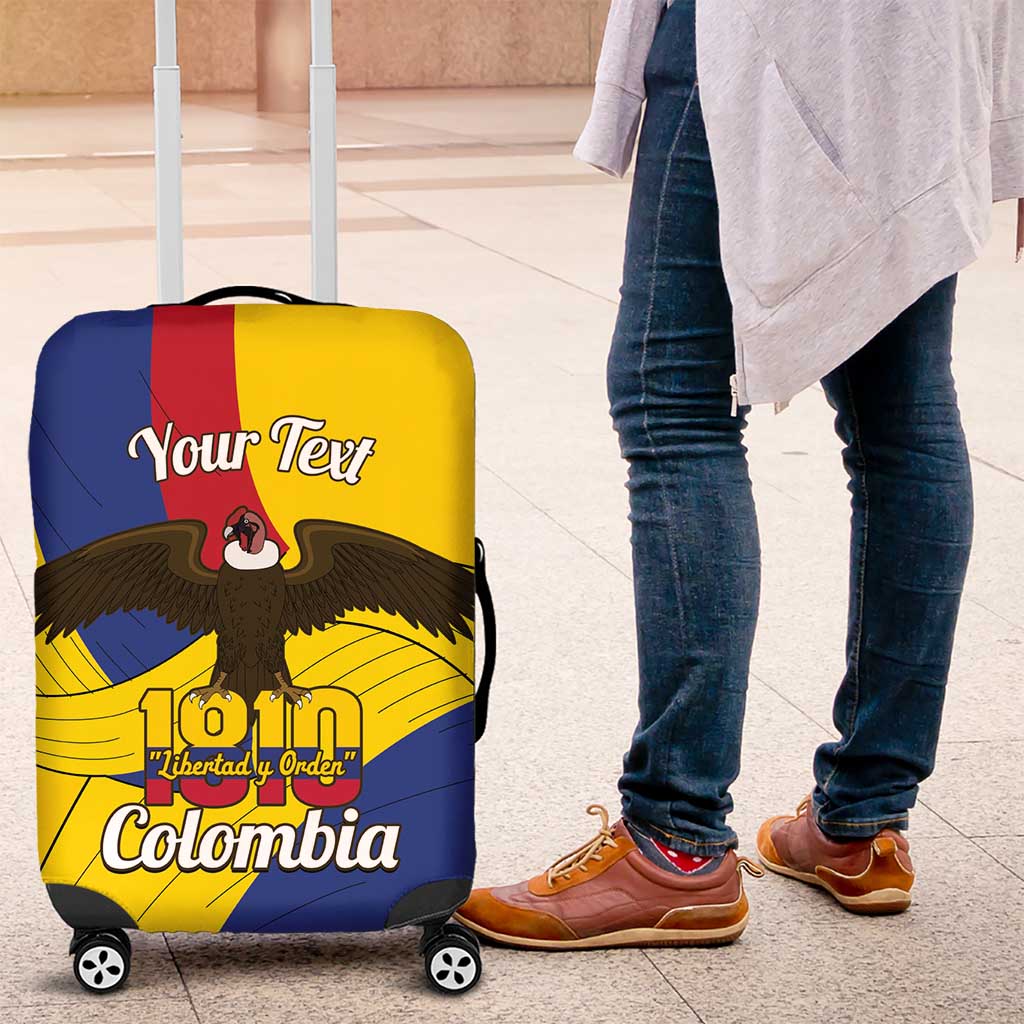 Personalised Colombia Independence Day Luggage Cover 1810 Libertad y Orden LT14