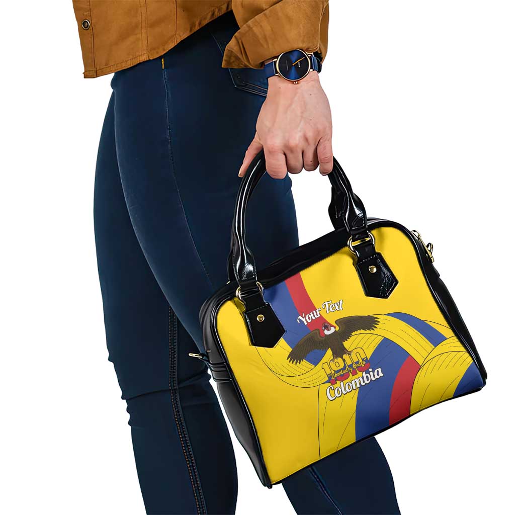 Personalised Colombia Independence Day Shoulder Handbag 1810 Libertad y Orden LT14