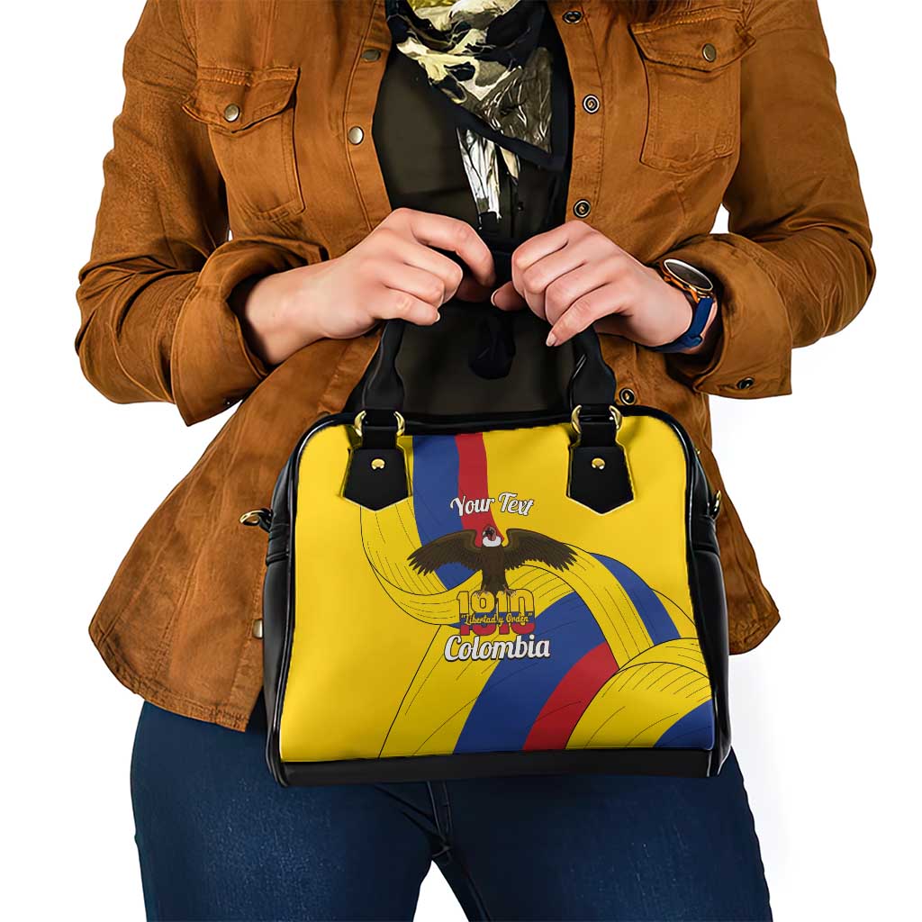 Personalised Colombia Independence Day Shoulder Handbag 1810 Libertad y Orden LT14