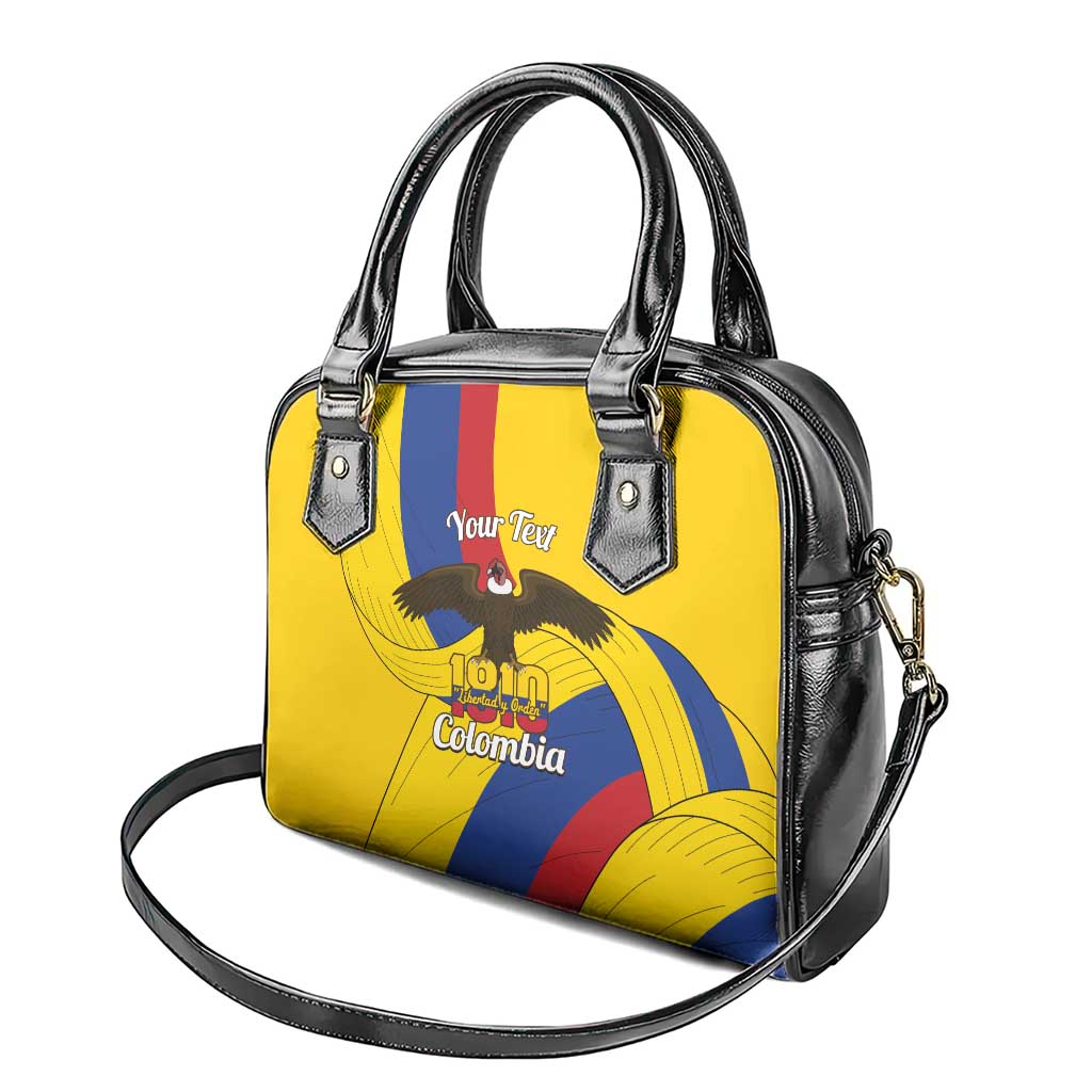 Personalised Colombia Independence Day Shoulder Handbag 1810 Libertad y Orden LT14