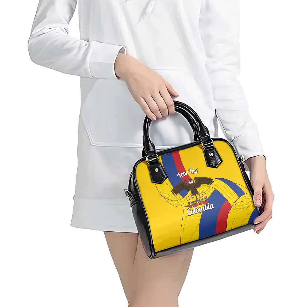 Personalised Colombia Independence Day Shoulder Handbag 1810 Libertad y Orden LT14