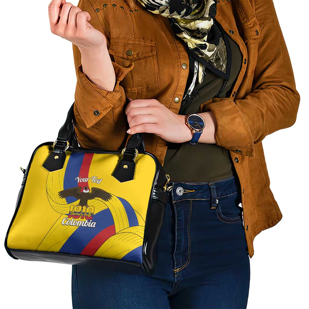 Personalised Colombia Independence Day Shoulder Handbag 1810 Libertad y Orden LT14
