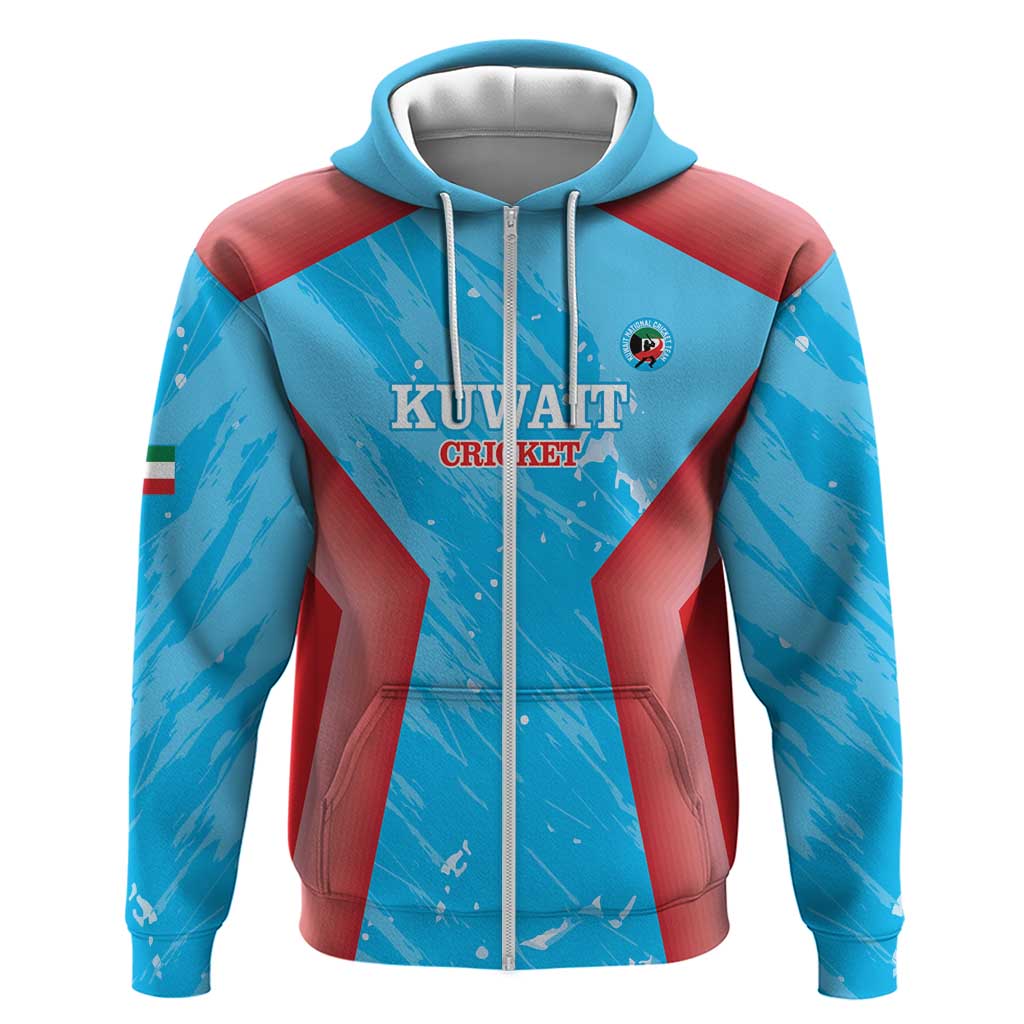 Custom Kuwait Cricket Hoodie Go Champions Grunge Style LT14