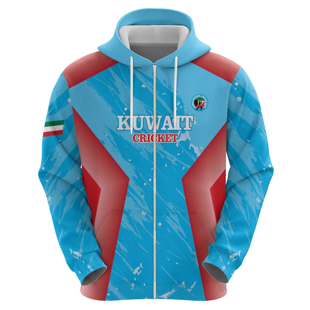 Custom Kuwait Cricket Hoodie Go Champions Grunge Style LT14