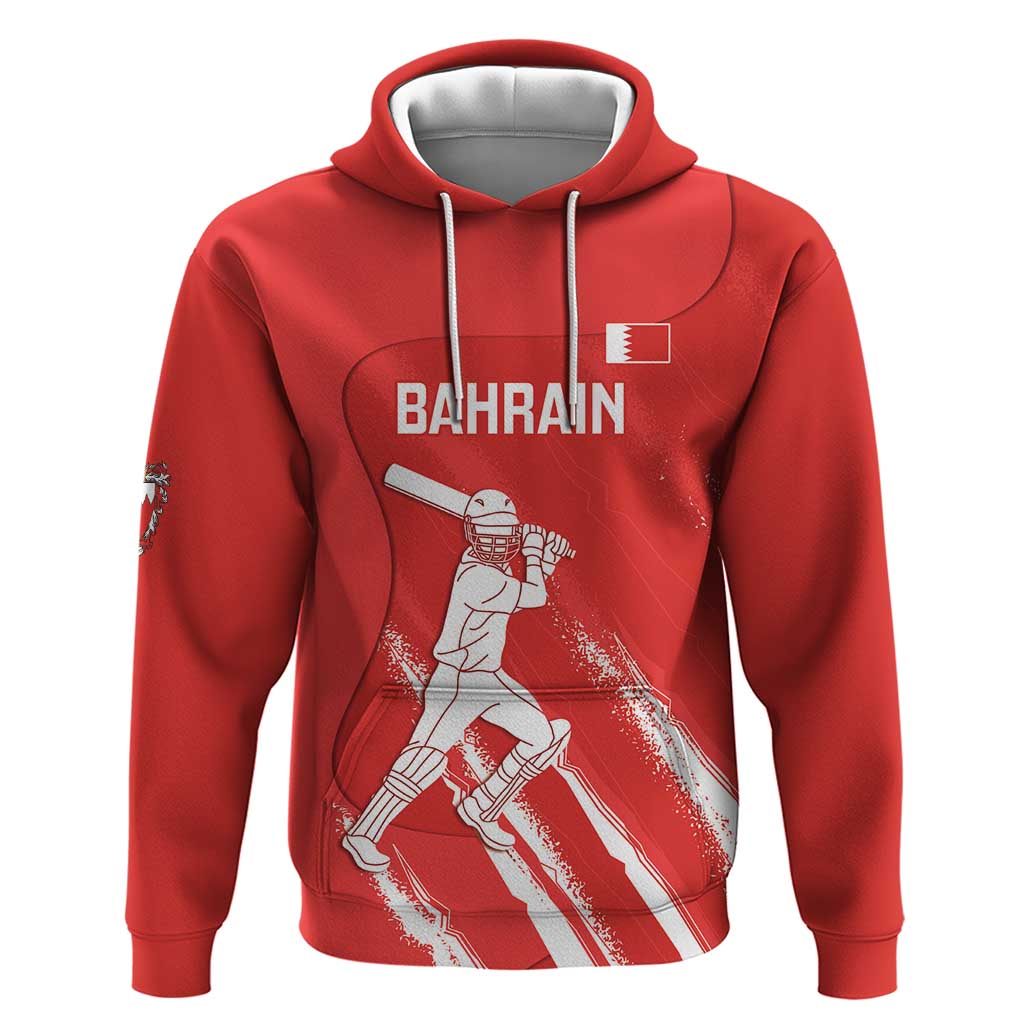 Custom Bahrain Cricket Hoodie Go Champions Grunge Style LT14