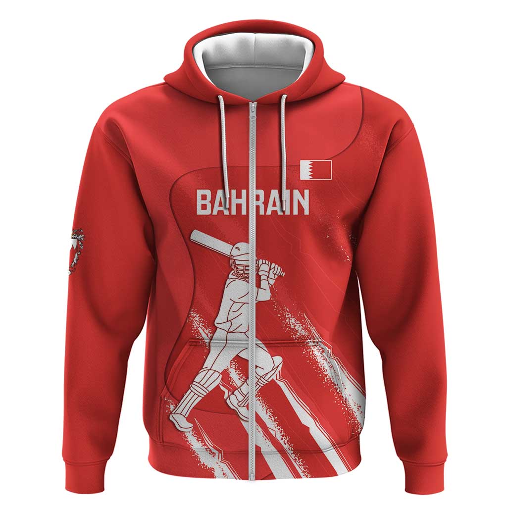 Custom Bahrain Cricket Hoodie Go Champions Grunge Style LT14