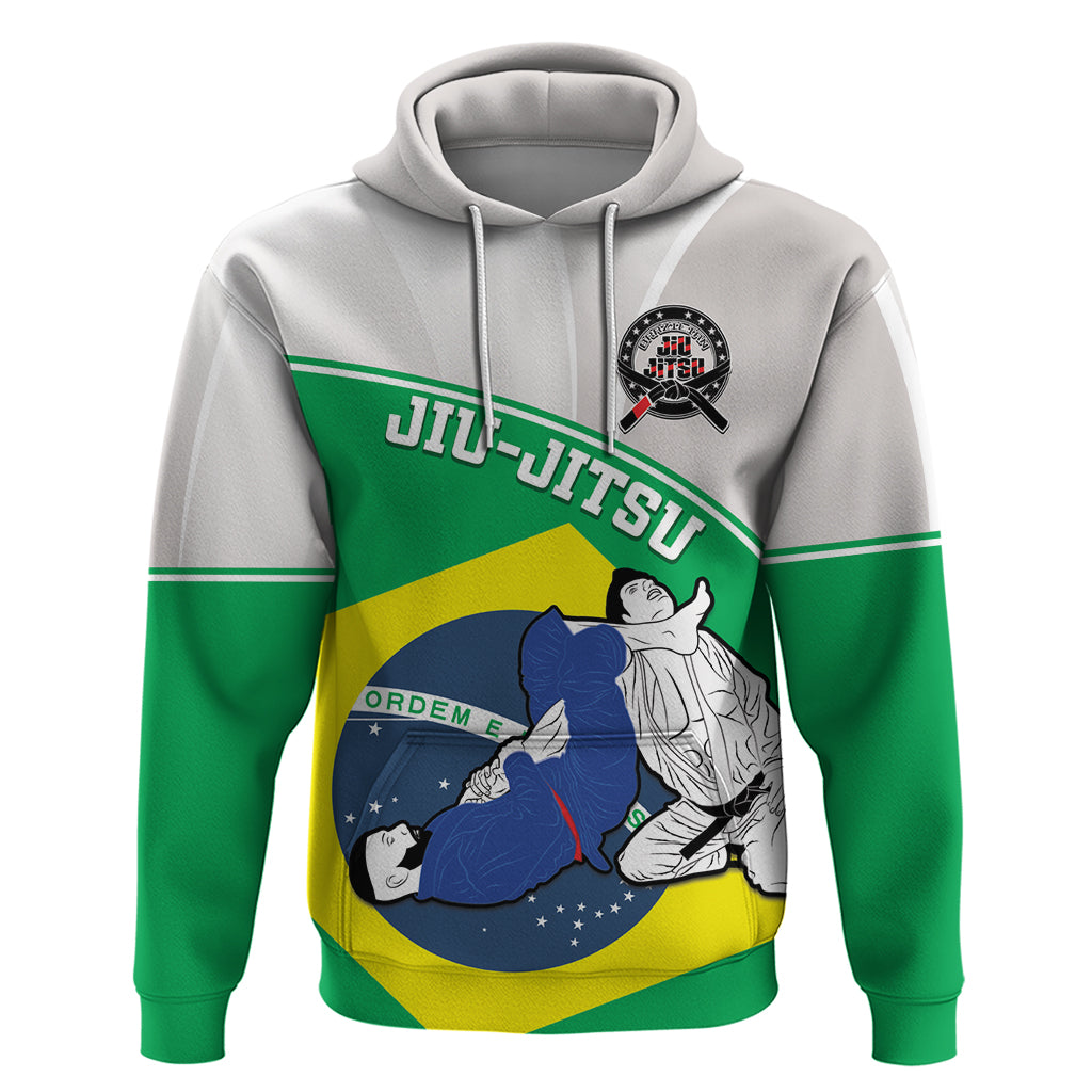 Brazil Jiujitsu Hoodie BJJ 2024 Flag Vibes LT14
