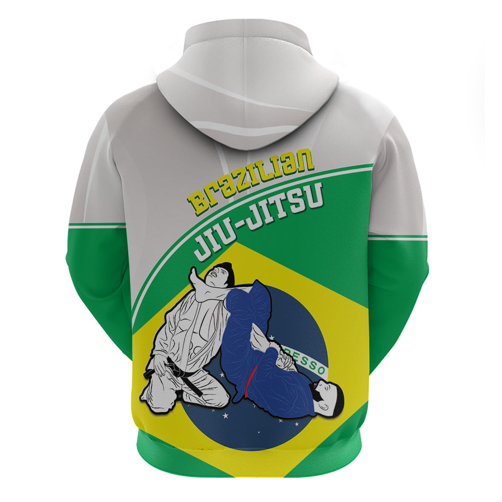 Brazil Jiujitsu Hoodie BJJ 2024 Flag Vibes LT14