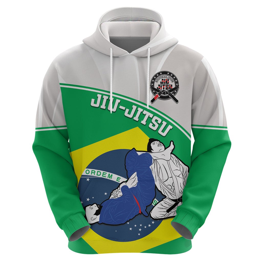 Brazil Jiujitsu Hoodie BJJ 2024 Flag Vibes LT14