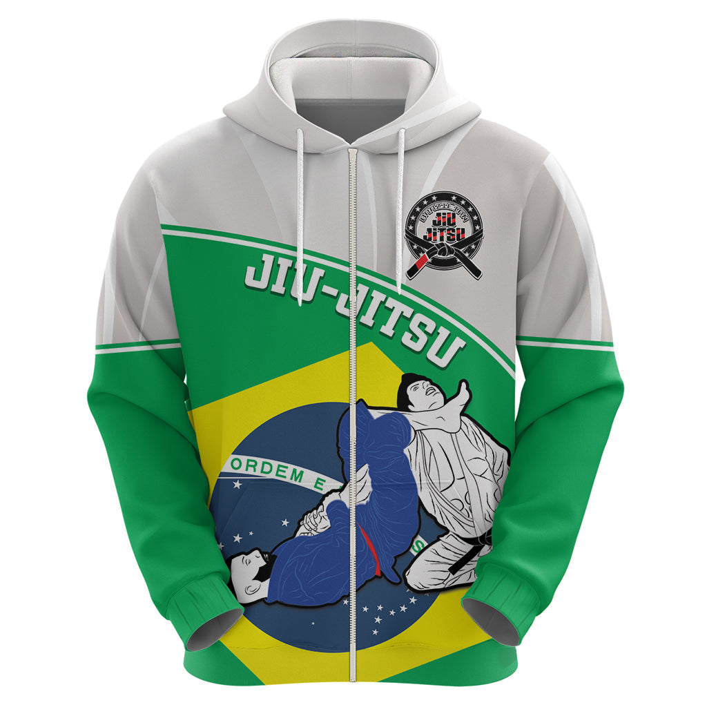 Brazil Jiujitsu Hoodie BJJ 2024 Flag Vibes LT14