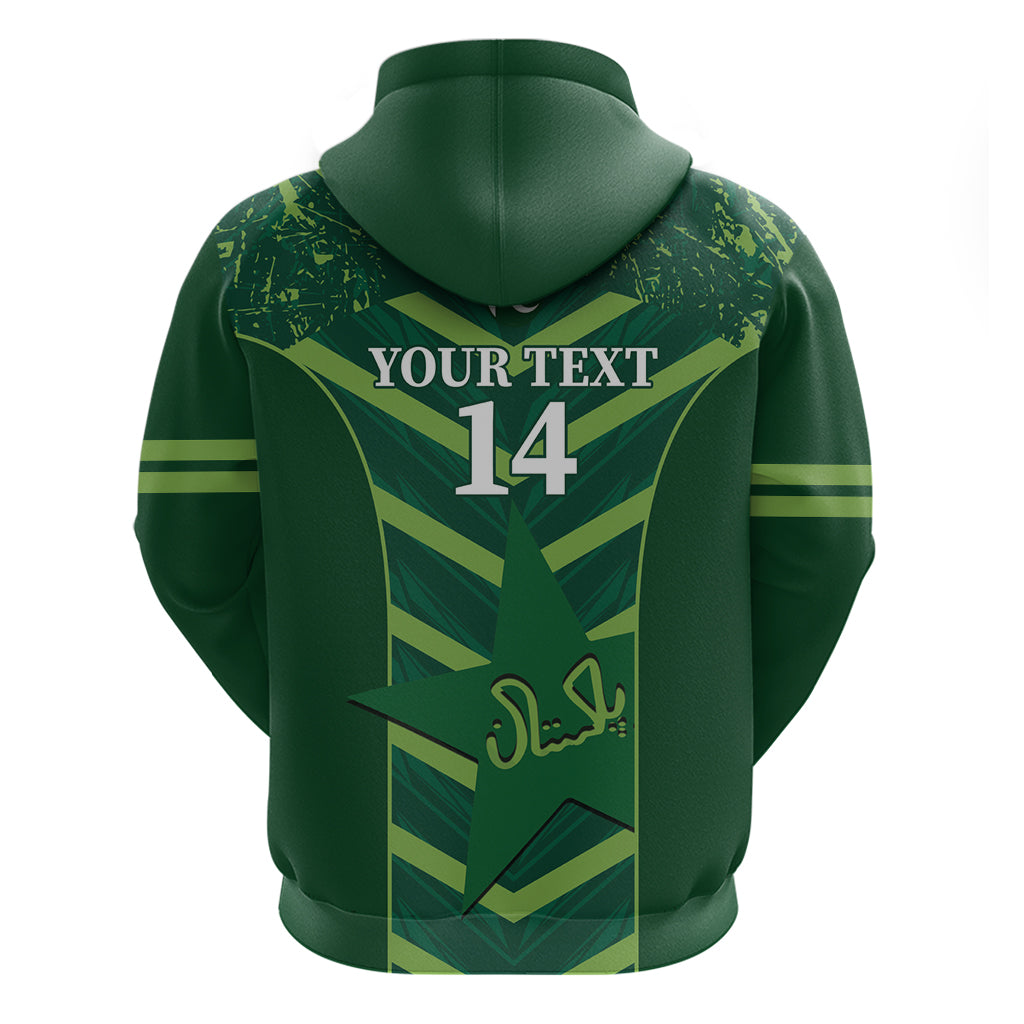 Custom Pakistan Cricket Hoodie 2024 World Cup Go Shaheens LT14