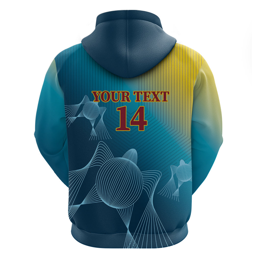Custom Sri Lanka Cricket Hoodie 2024 World Cup Go The Lions LT14