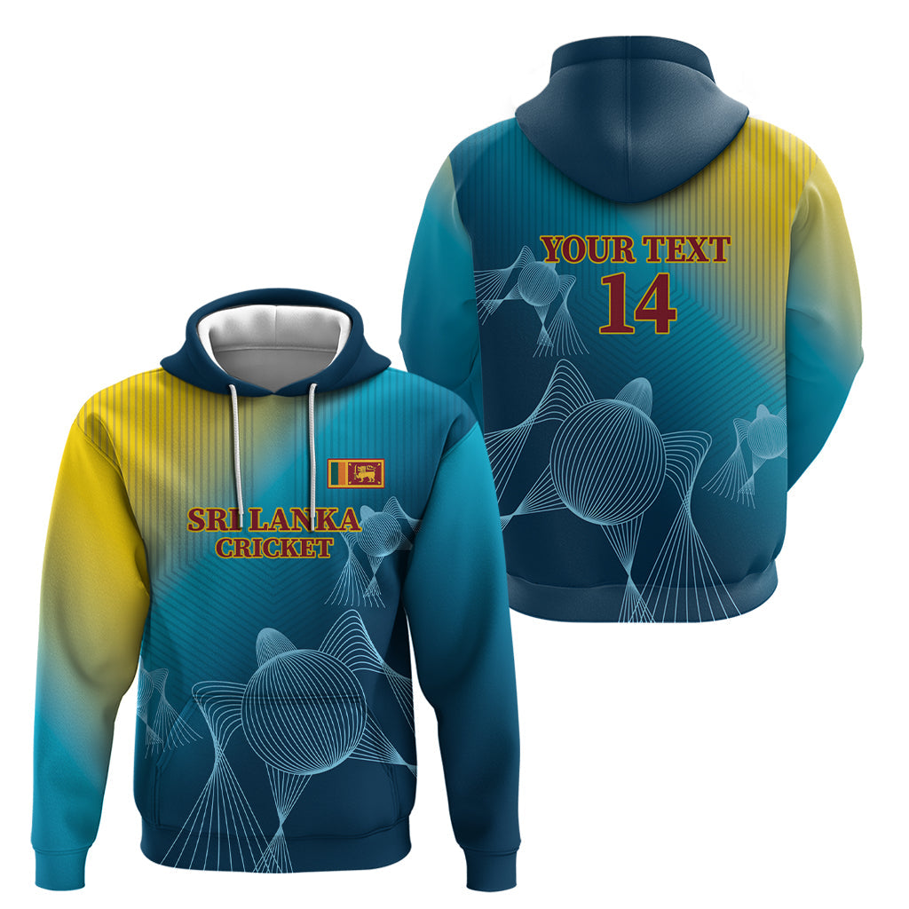 Custom Sri Lanka Cricket Hoodie 2024 World Cup Go The Lions LT14