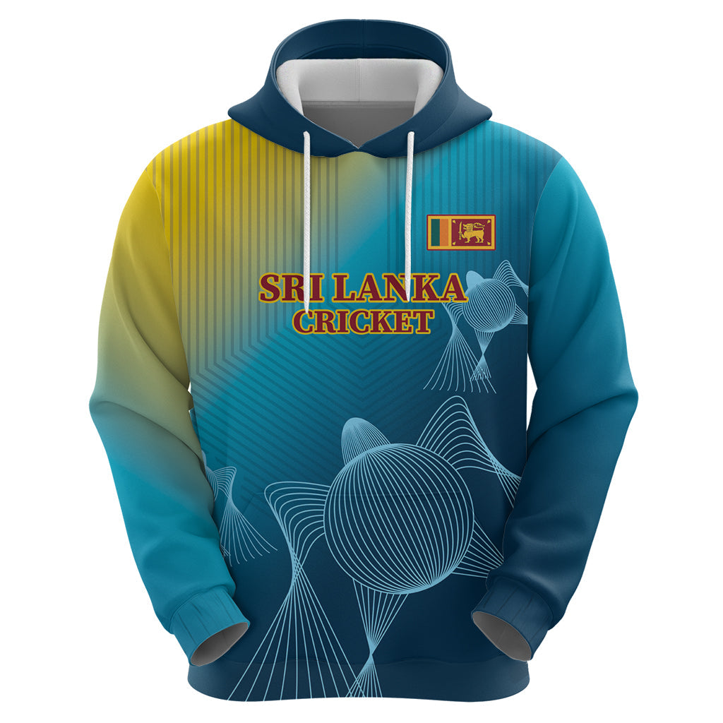 Custom Sri Lanka Cricket Hoodie 2024 World Cup Go The Lions LT14