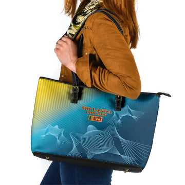 Sri Lanka Cricket Leather Tote Bag 2024 World Cup Go The Lions LT14
