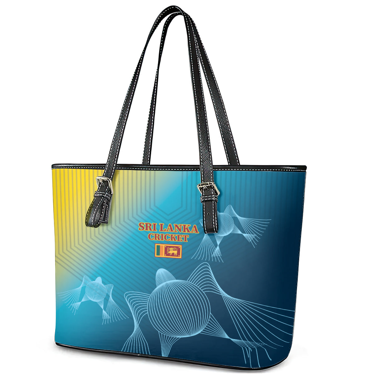 Sri Lanka Cricket Leather Tote Bag 2024 World Cup Go The Lions LT14
