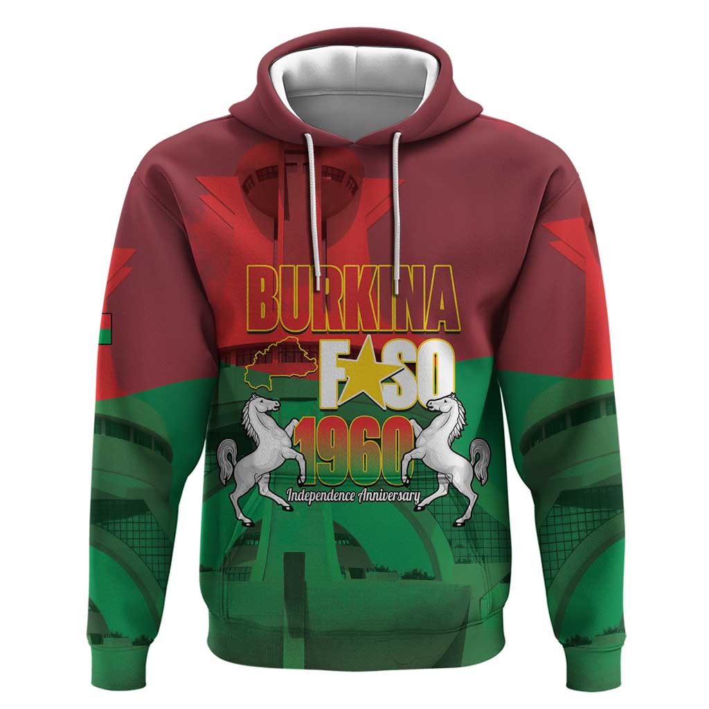 Burkina Faso Independence Day Hoodie National Heroes Monument Proud LT14