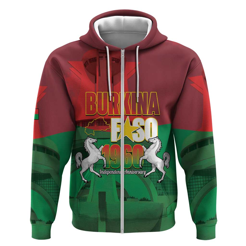 Burkina Faso Independence Day Hoodie National Heroes Monument Proud LT14