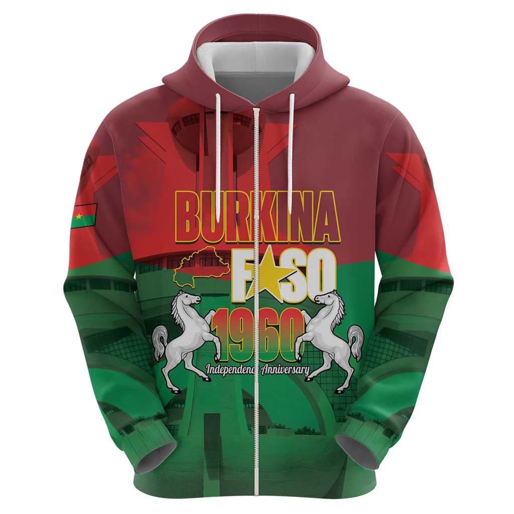 Burkina Faso Independence Day Hoodie National Heroes Monument Proud LT14