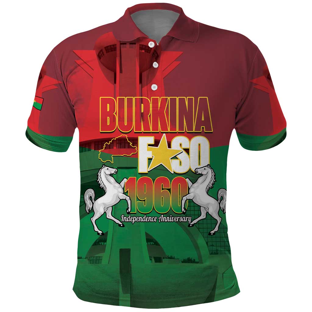 Burkina Faso Independence Day Polo Shirt National Heroes Monument Proud LT14