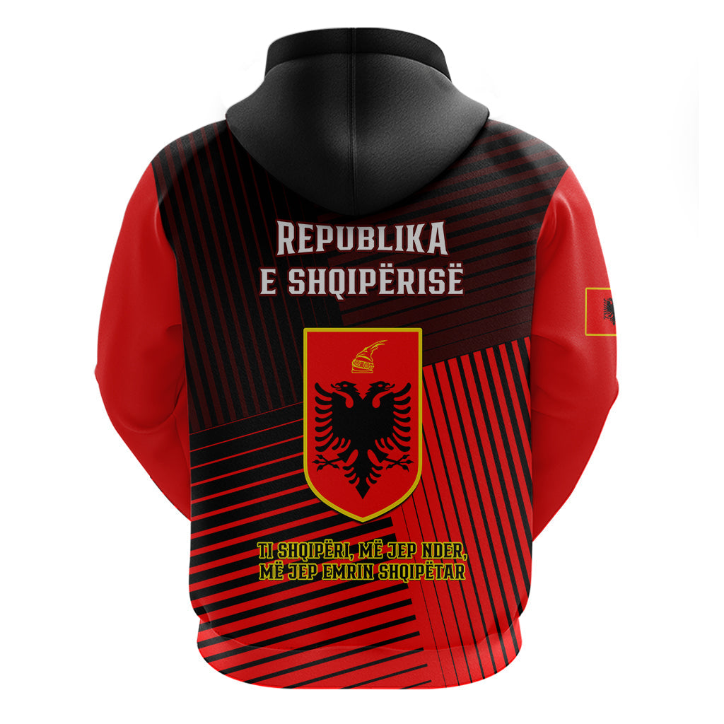 Albania Hoodie Coat Of Arms Dynamic Style LT14