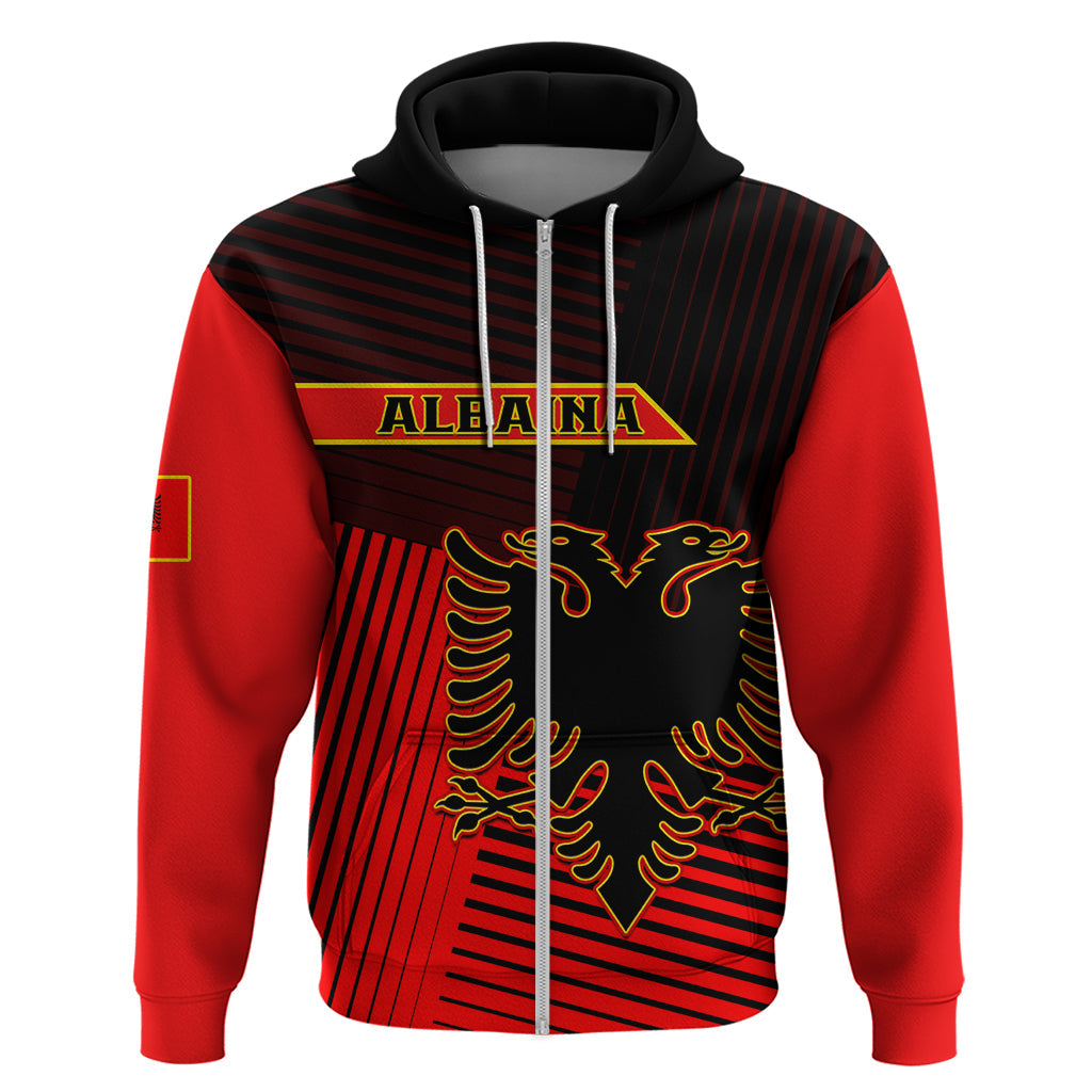 Albania Hoodie Coat Of Arms Dynamic Style LT14