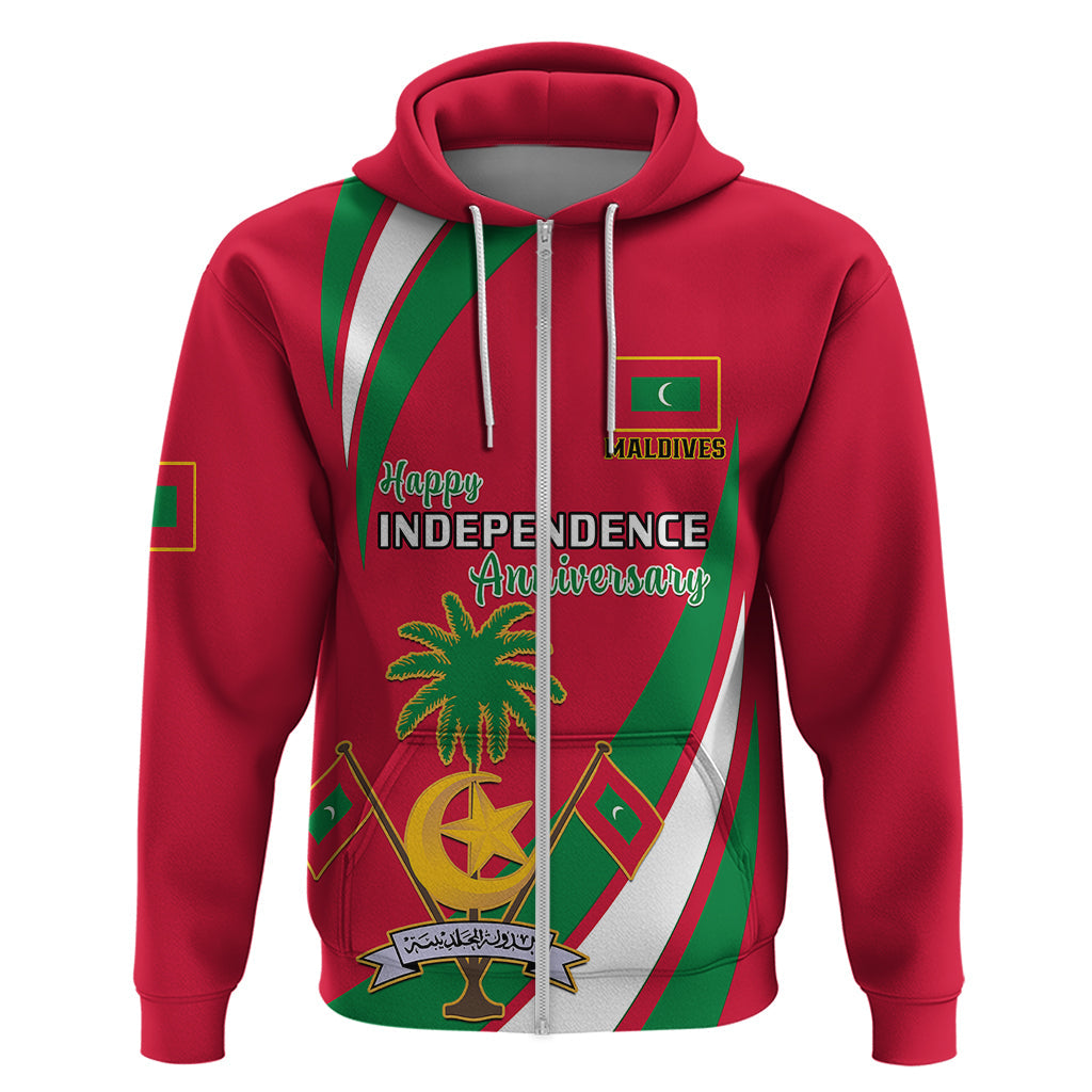 Maldives Independence Day Hoodie Happy 58th Anniversary LT14