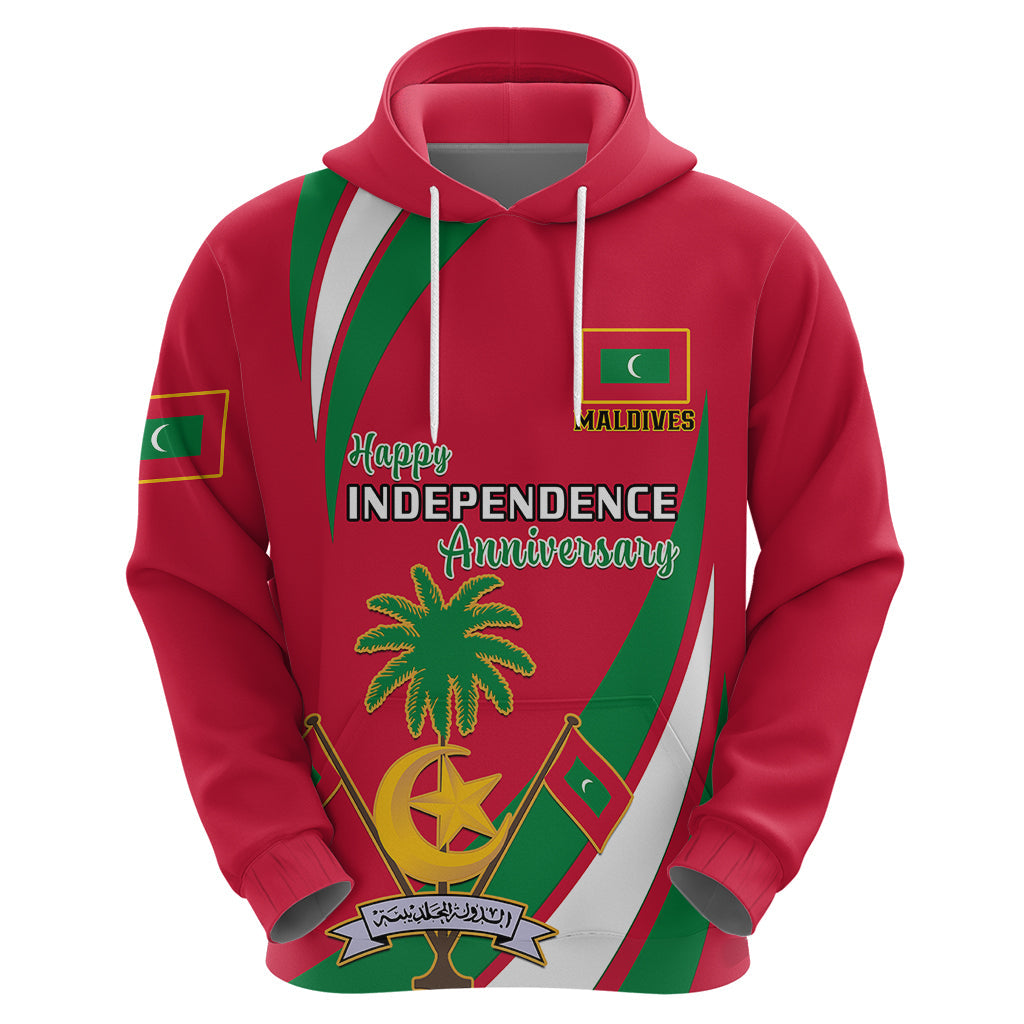 Maldives Independence Day Hoodie Happy 58th Anniversary LT14