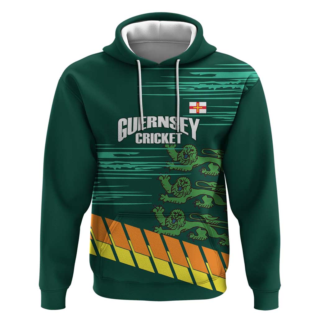Custom Guernsey Cricket Hoodie Go Champions LT14