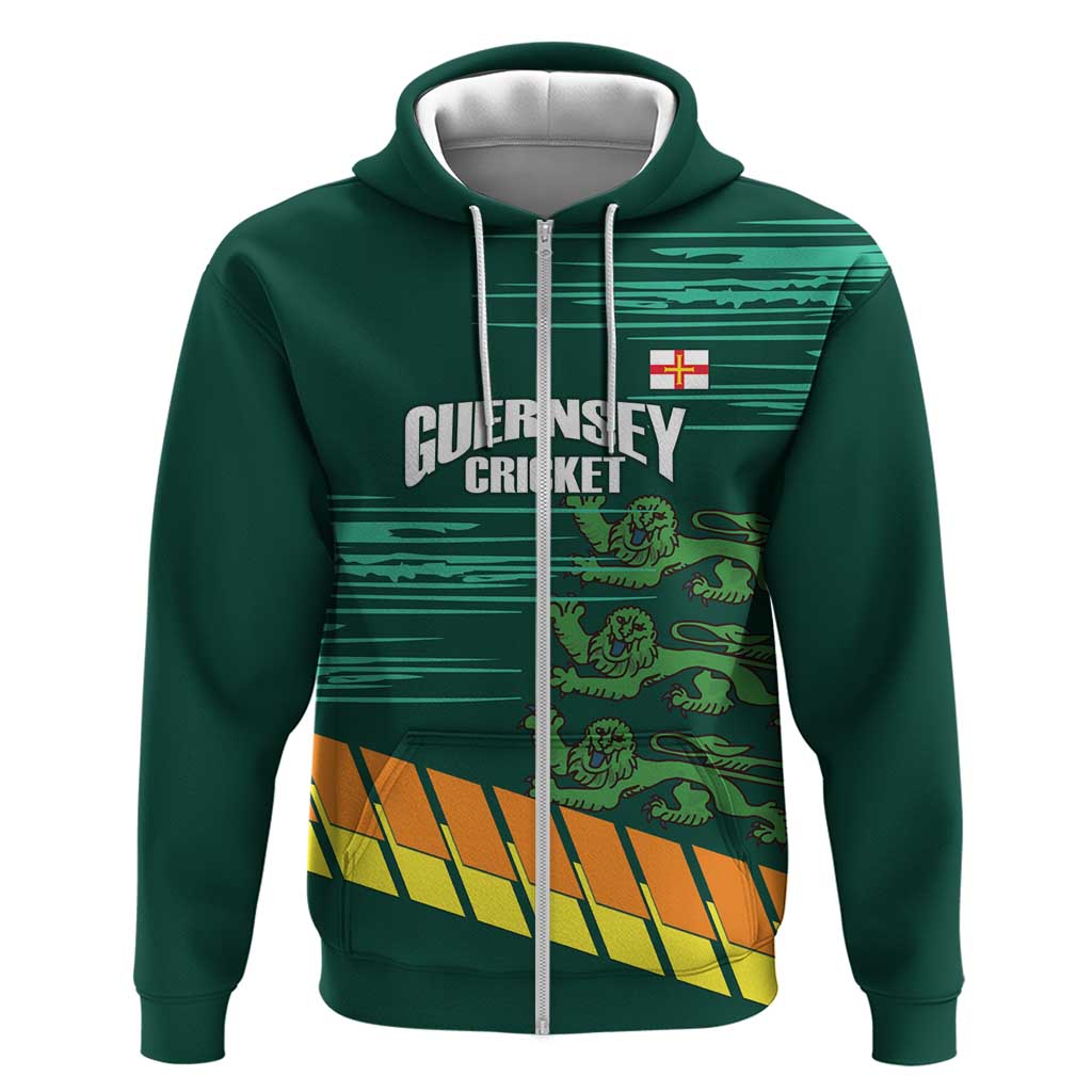Custom Guernsey Cricket Hoodie Go Champions LT14
