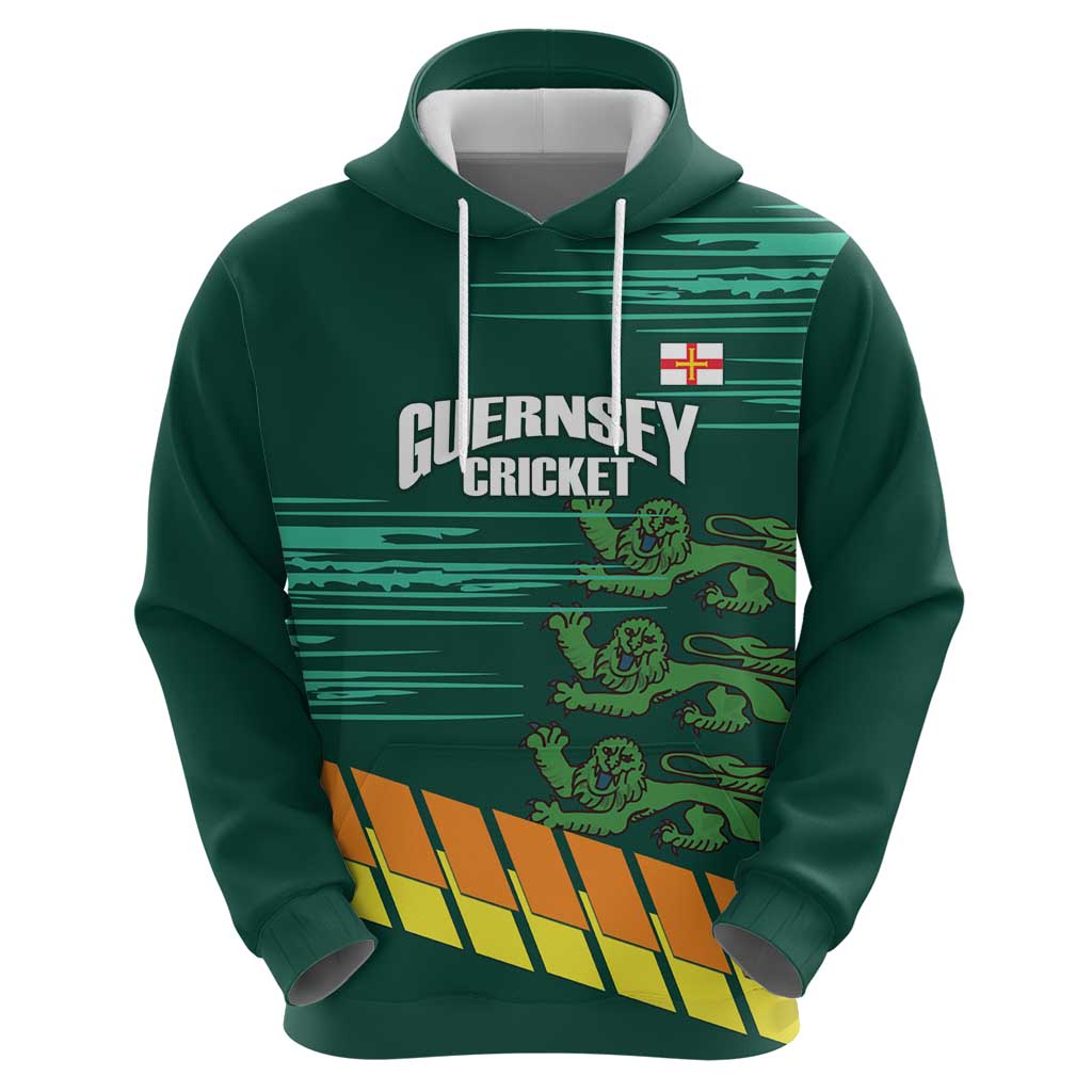 Custom Guernsey Cricket Hoodie Go Champions LT14