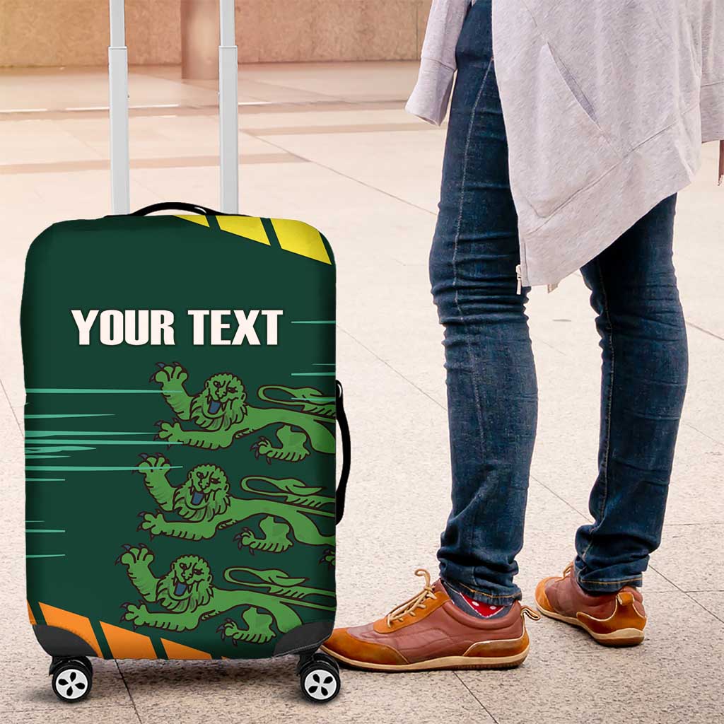 Custom Guernsey Cricket Luggage Cover Go Champions LT14