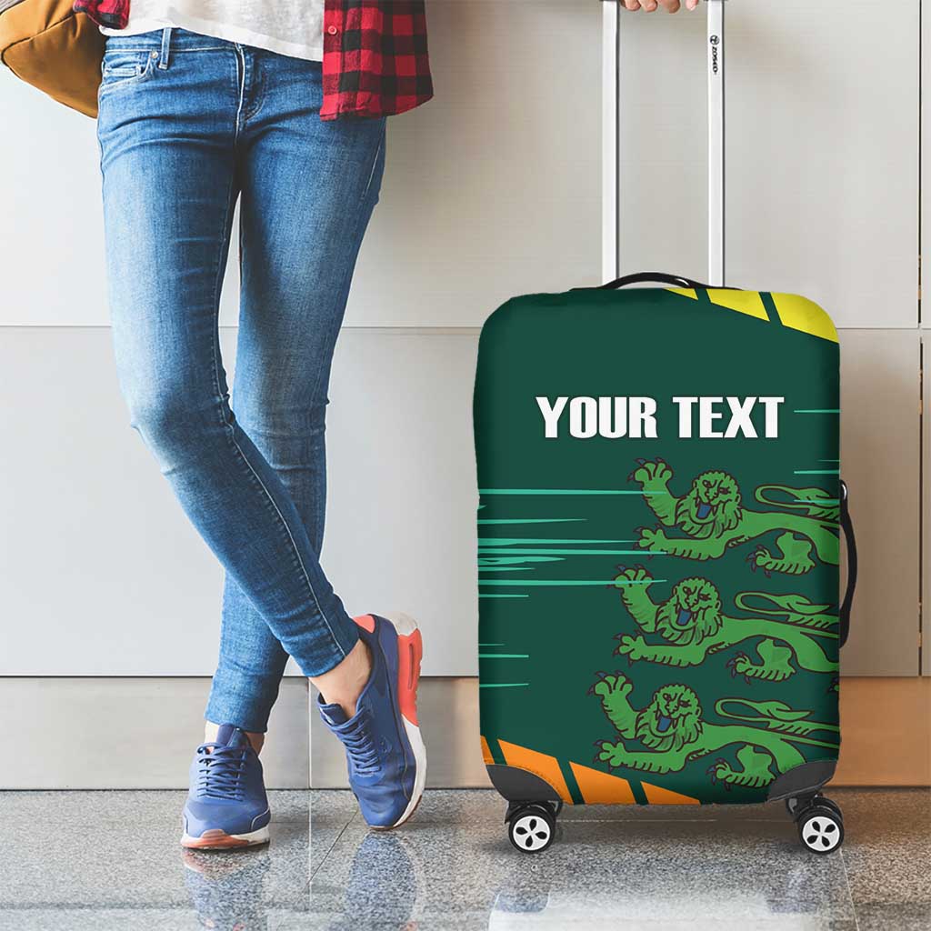 Custom Guernsey Cricket Luggage Cover Go Champions LT14