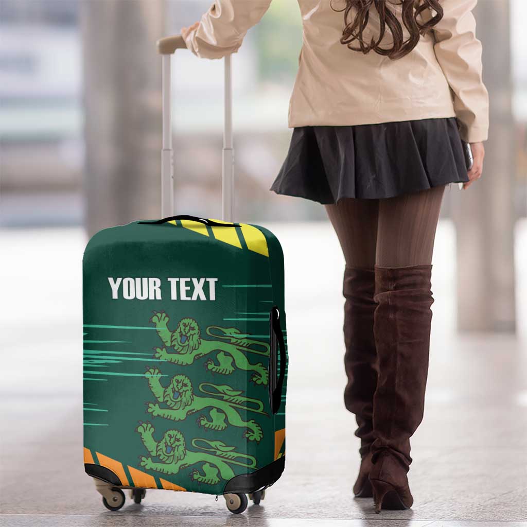 Custom Guernsey Cricket Luggage Cover Go Champions LT14