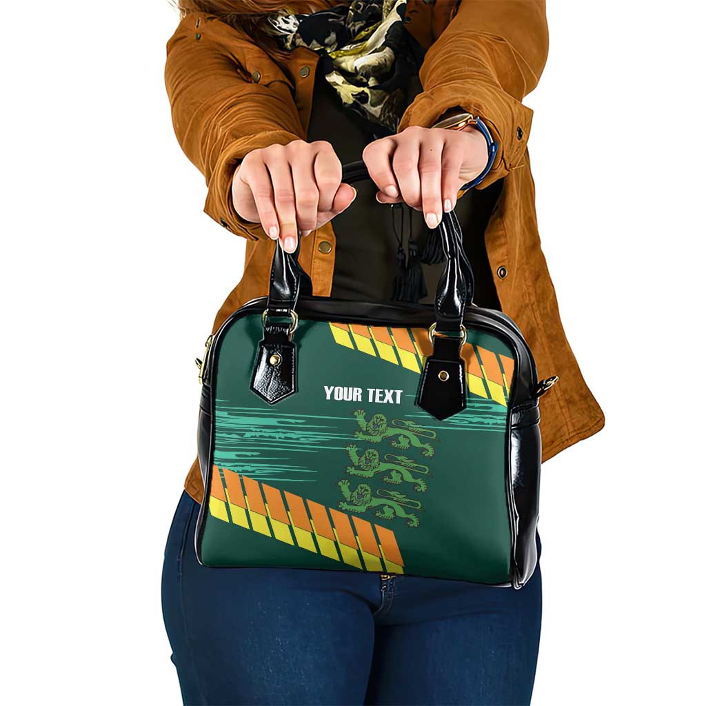 Custom Guernsey Cricket Shoulder Handbag Go Champions LT14