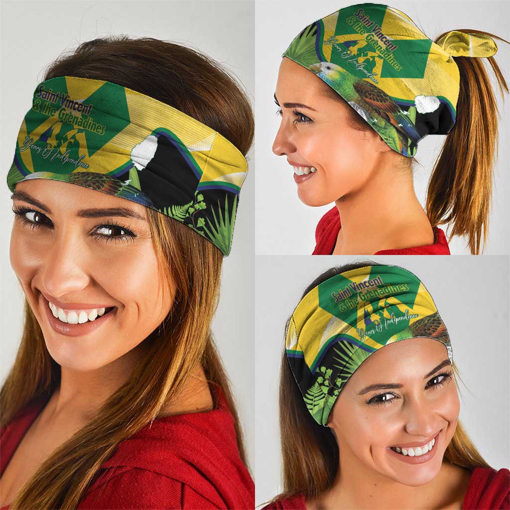 Saint Vincent and the Grenadines Neck Gaiter Amazona Guildingii 46 Years Of Independence LT14