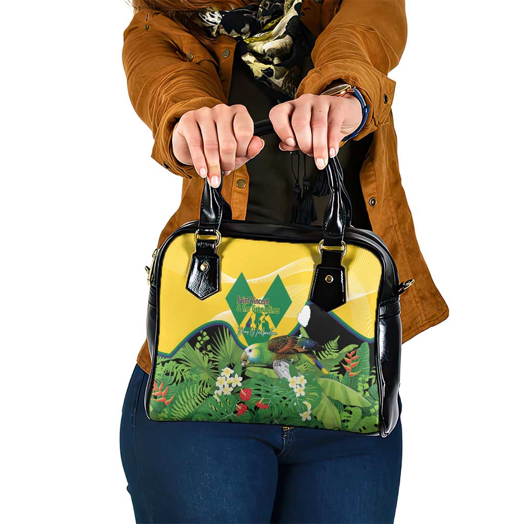 Saint Vincent and the Grenadines Shoulder Handbag Amazona Guildingii 46 Years Of Independence LT14