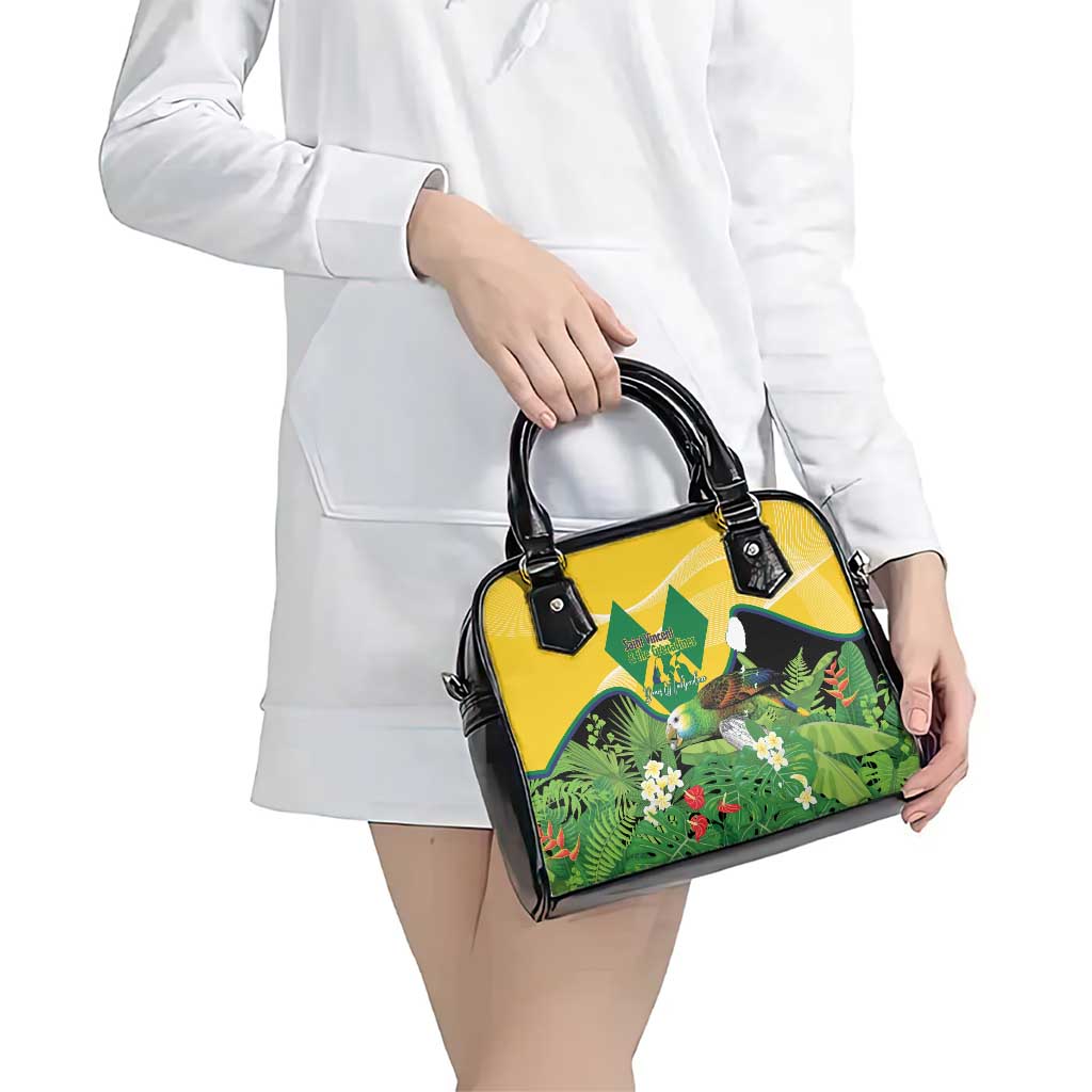 Saint Vincent and the Grenadines Shoulder Handbag Amazona Guildingii 46 Years Of Independence LT14