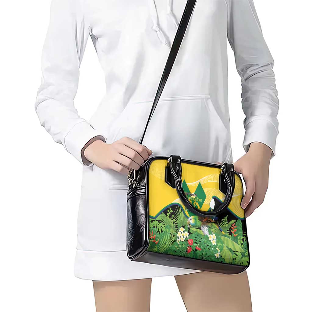 Saint Vincent and the Grenadines Shoulder Handbag Amazona Guildingii 46 Years Of Independence LT14