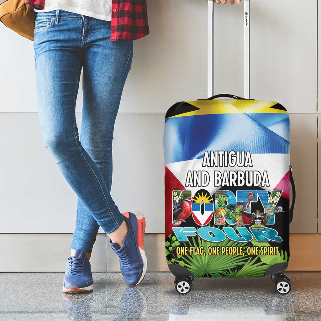 Antigua and Barbuda Independence Day Luggage Cover 44th Anniversary One Flag One People One Spirit LT14