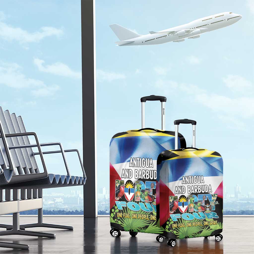 Antigua and Barbuda Independence Day Luggage Cover 44th Anniversary One Flag One People One Spirit LT14