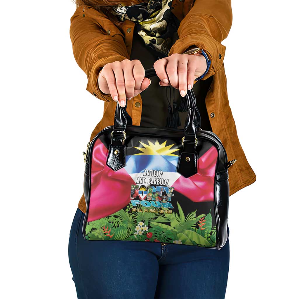 Antigua and Barbuda Independence Day Shoulder Handbag 44th Anniversary One Flag One People One Spirit LT14
