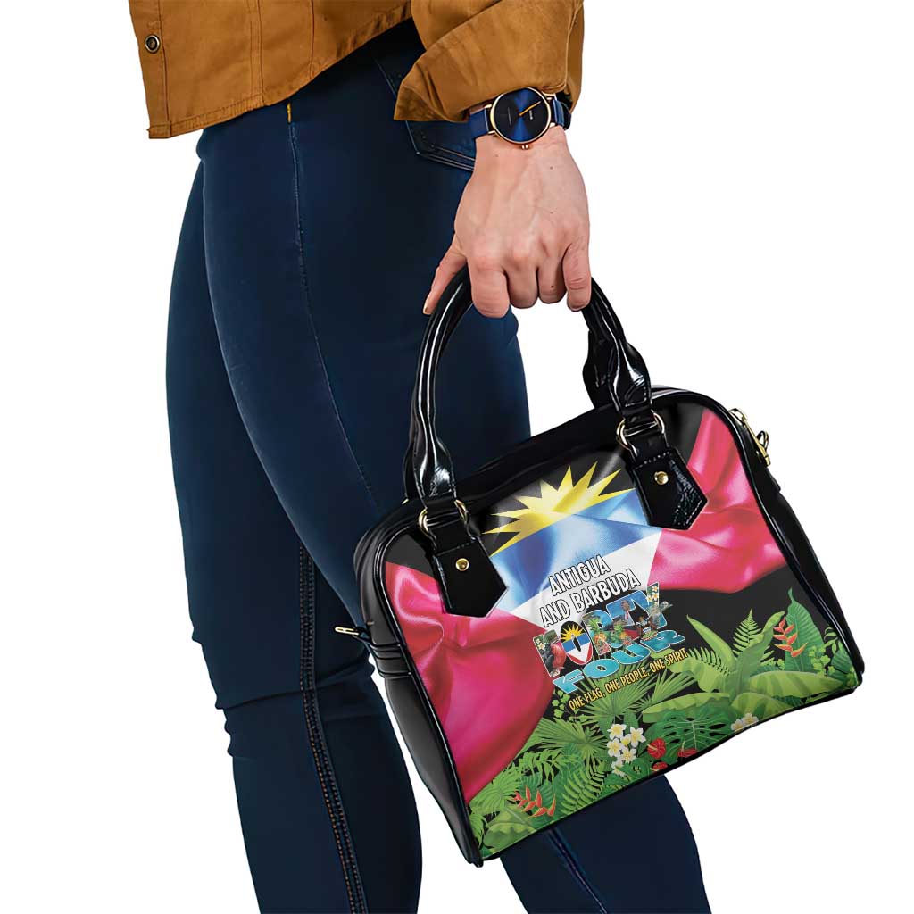 Antigua and Barbuda Independence Day Shoulder Handbag 44th Anniversary One Flag One People One Spirit LT14