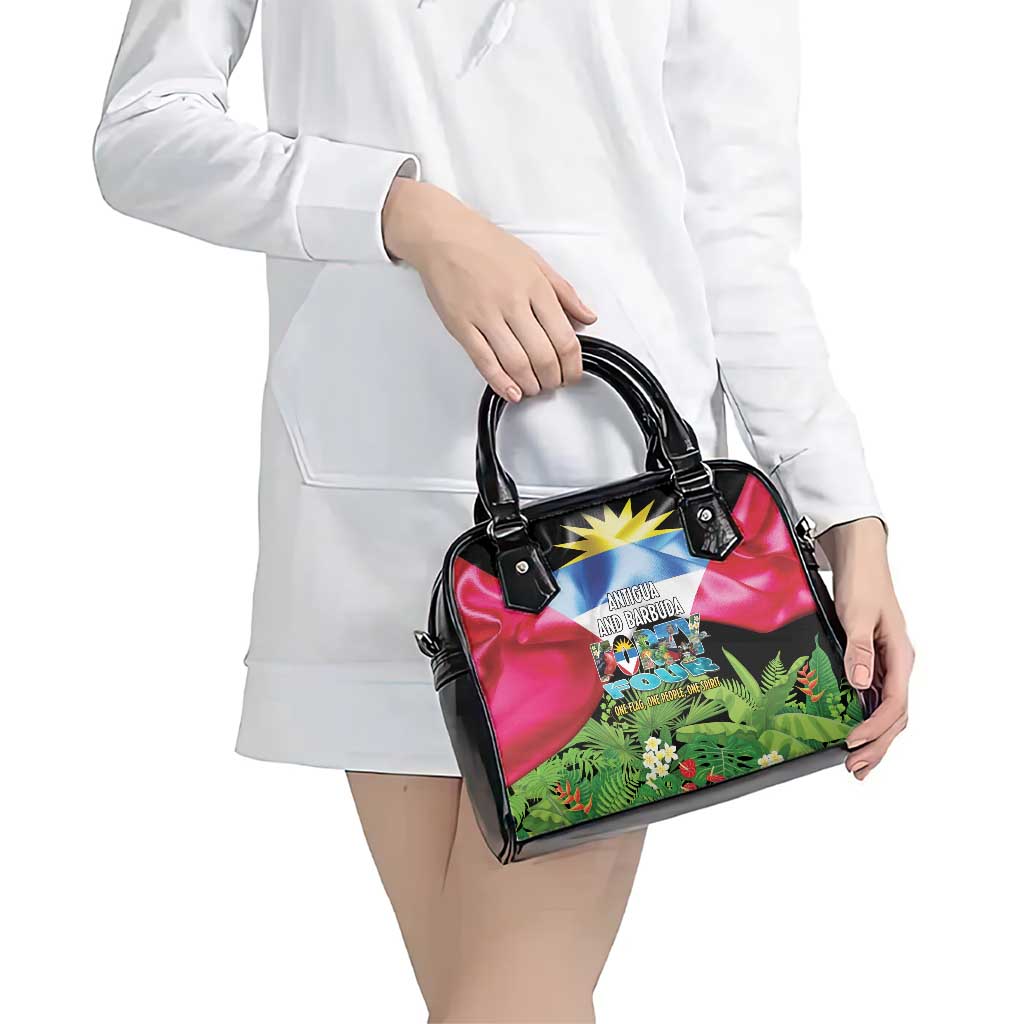 Antigua and Barbuda Independence Day Shoulder Handbag 44th Anniversary One Flag One People One Spirit LT14
