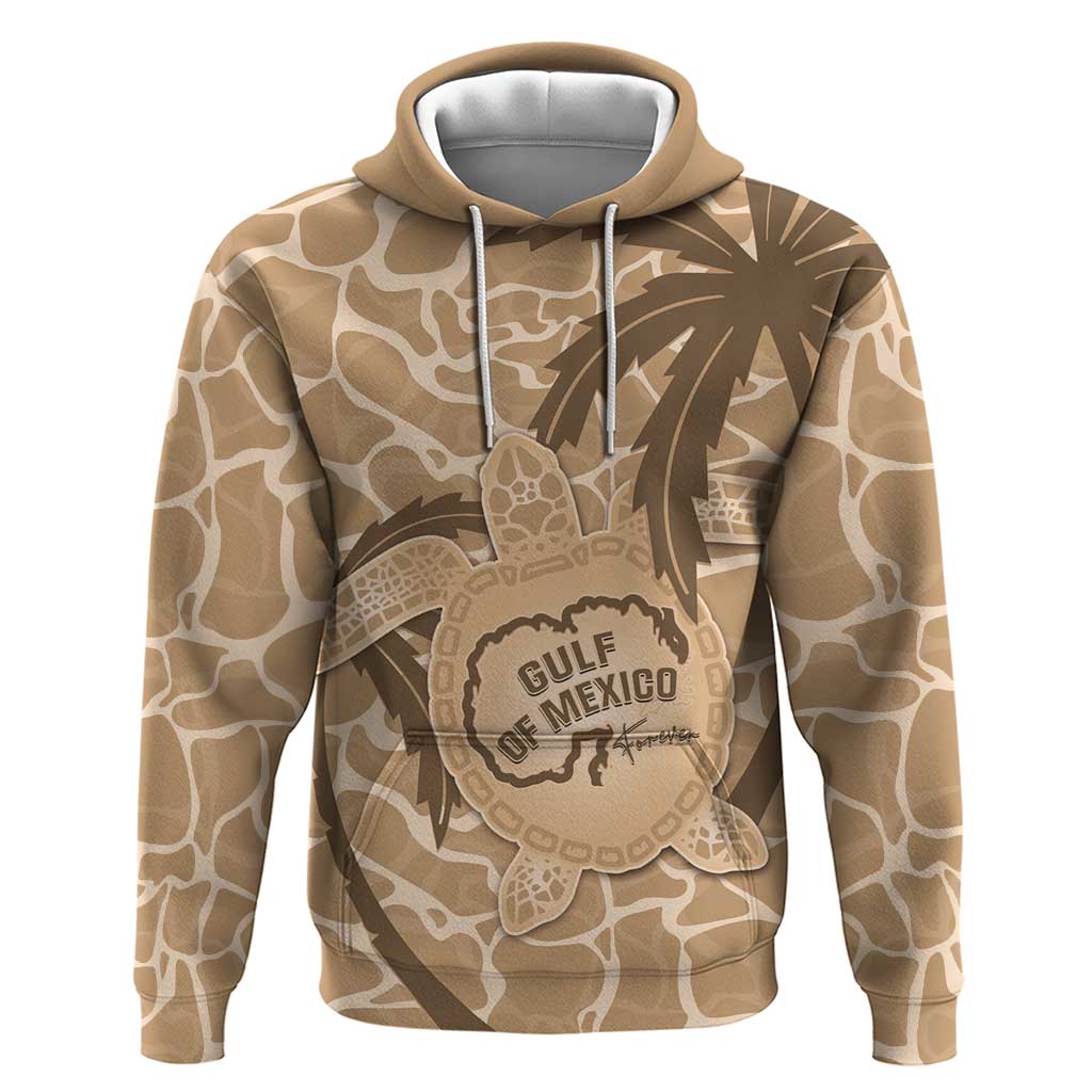Gulf of Mexico Forever Hoodie Mexican Turtle Brown Version LT14